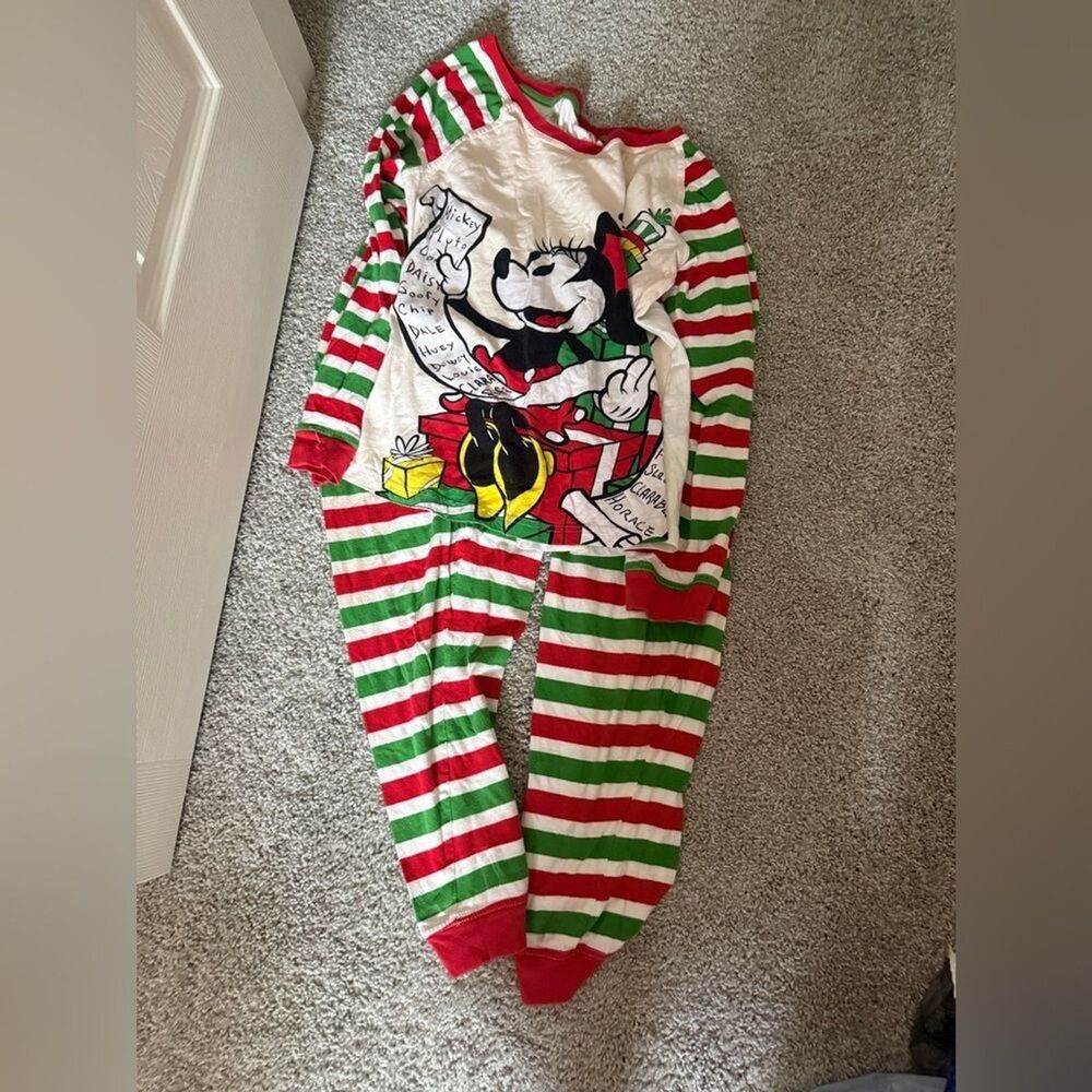 Disney Minnie Mouse Christmas pajamas ladies S
